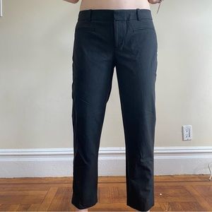 Low-Rise Dress Pants Slim Cropped Pinstriped Gap